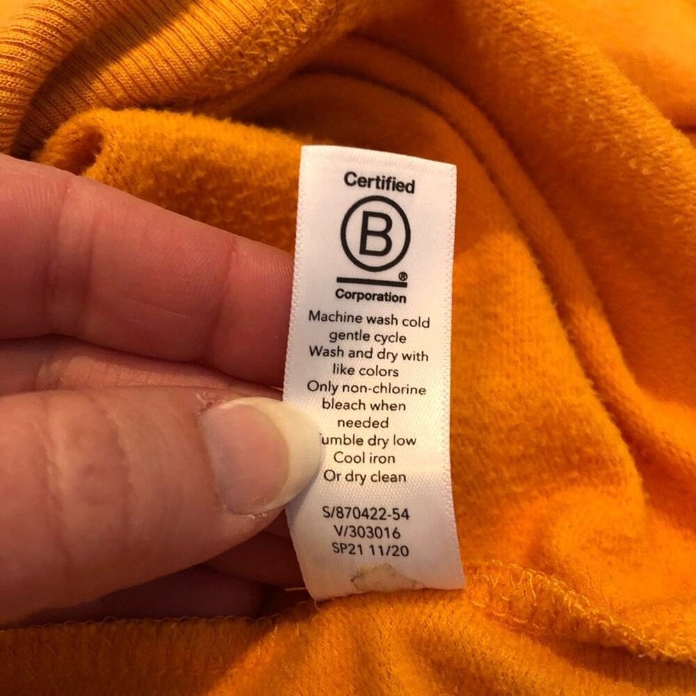 Athleta orange long sleeve knit pullover top size Extra Small XS - Picture 8 of 15